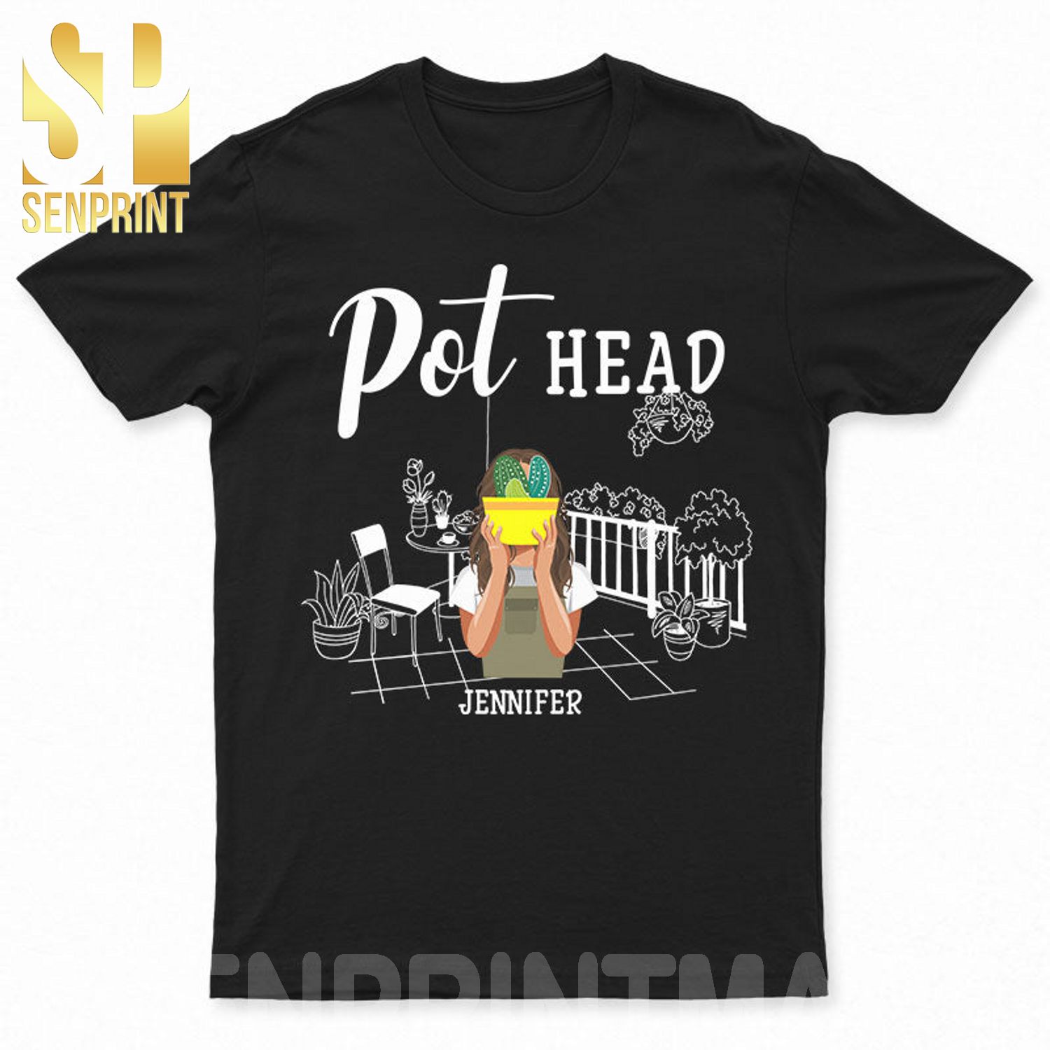 Pot Head Gardening – Personalized Custom Tshirt