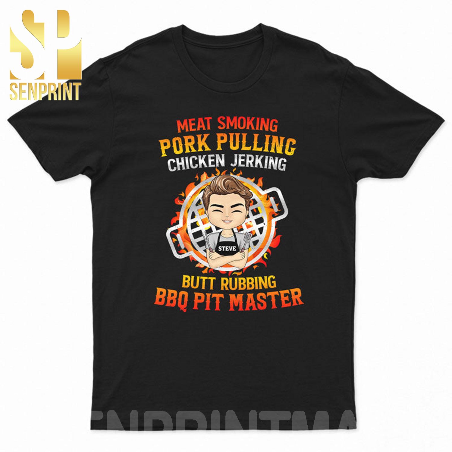 BBQ Pit Master – Personalized Custom Tshirt