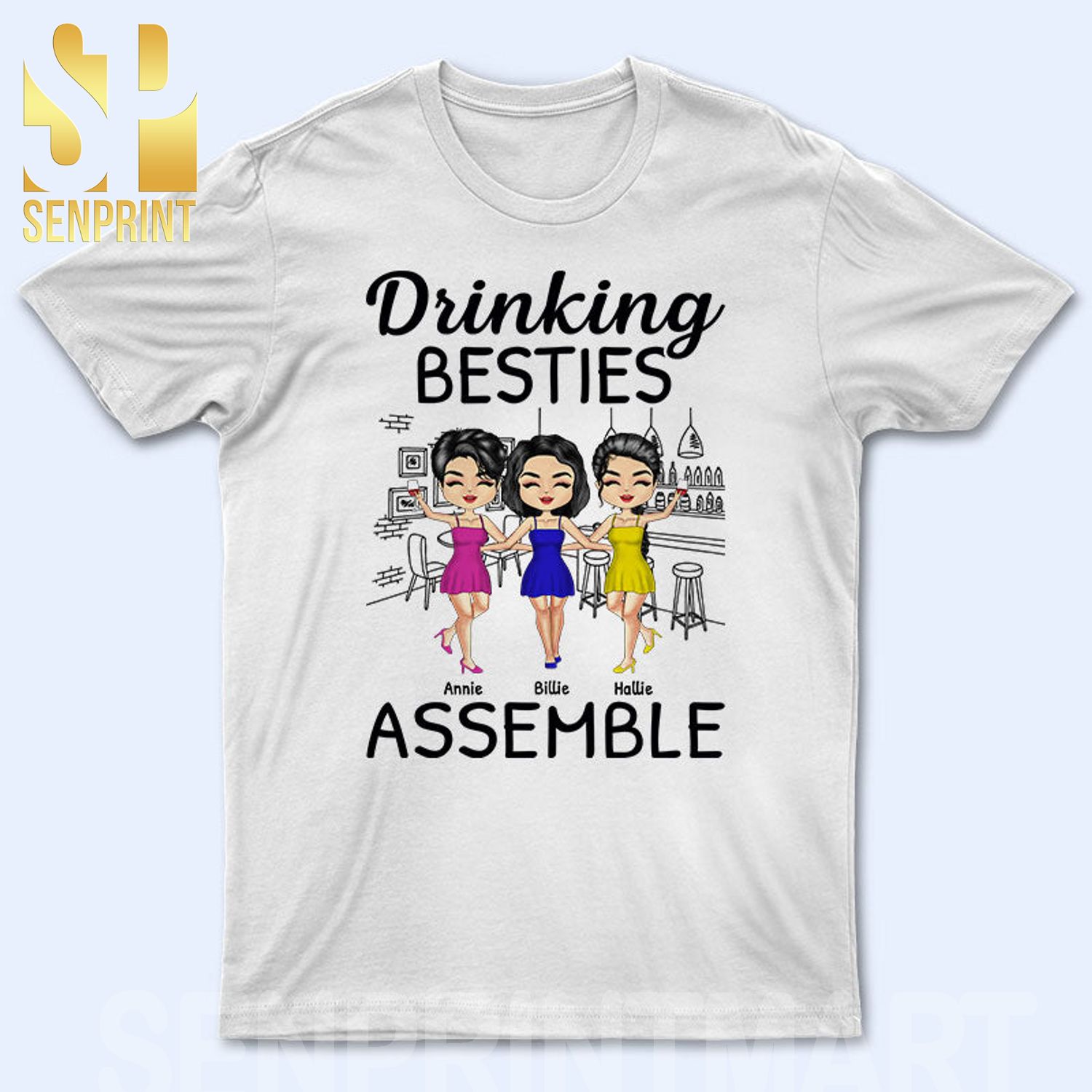 Drinking Squad Assembles – Personalized Custom Tshirt