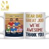 Personalized Family Relationship Like Father Like Daughter Mug