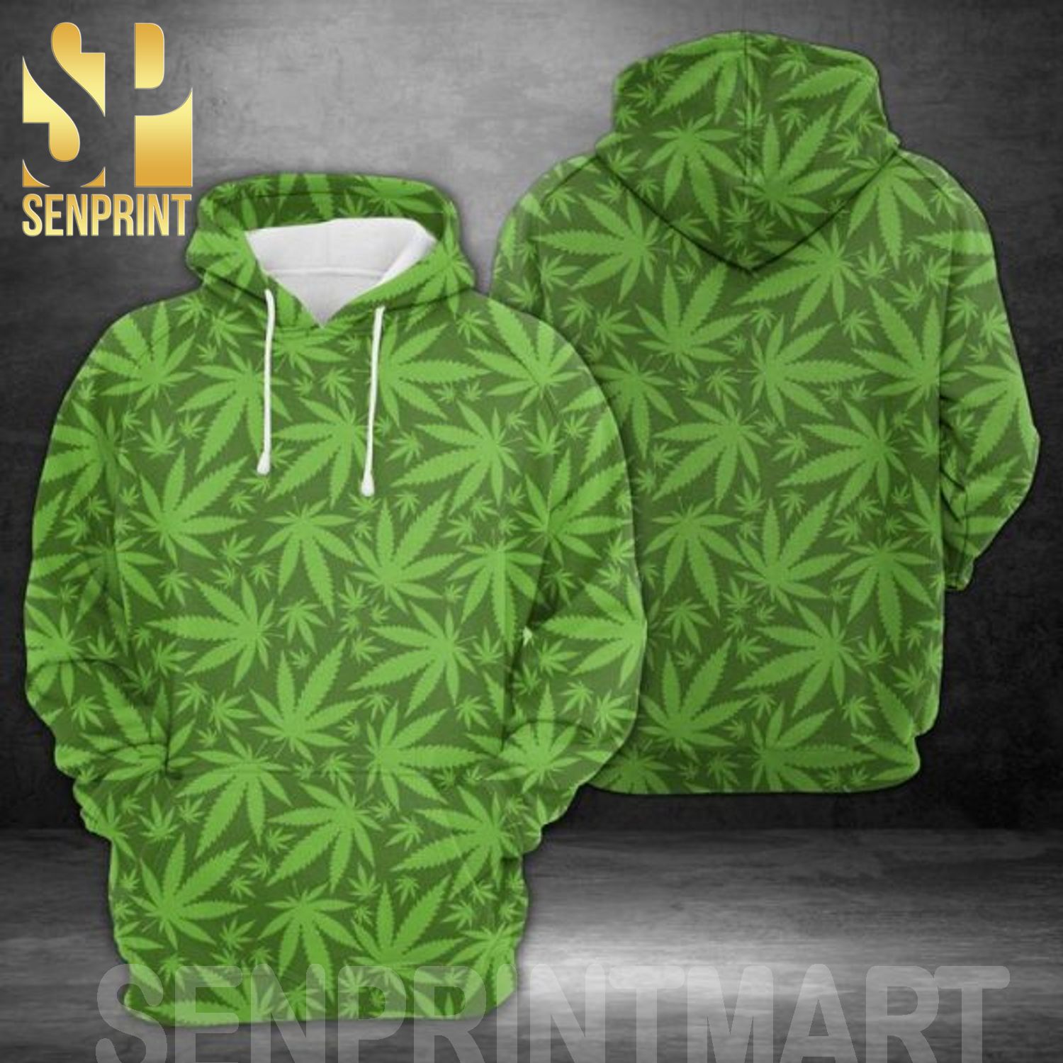 Camo Weed Leafs 3D All Over Print Shirt