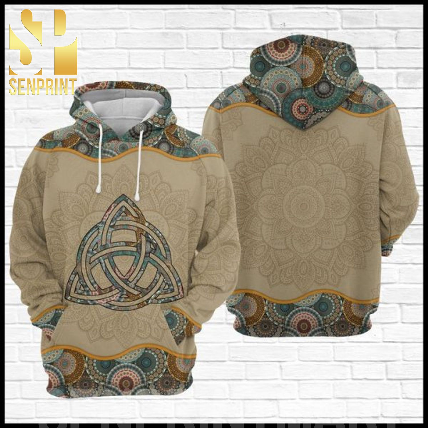 Celtic Viking Mandala 3D All Over Print Shirt
