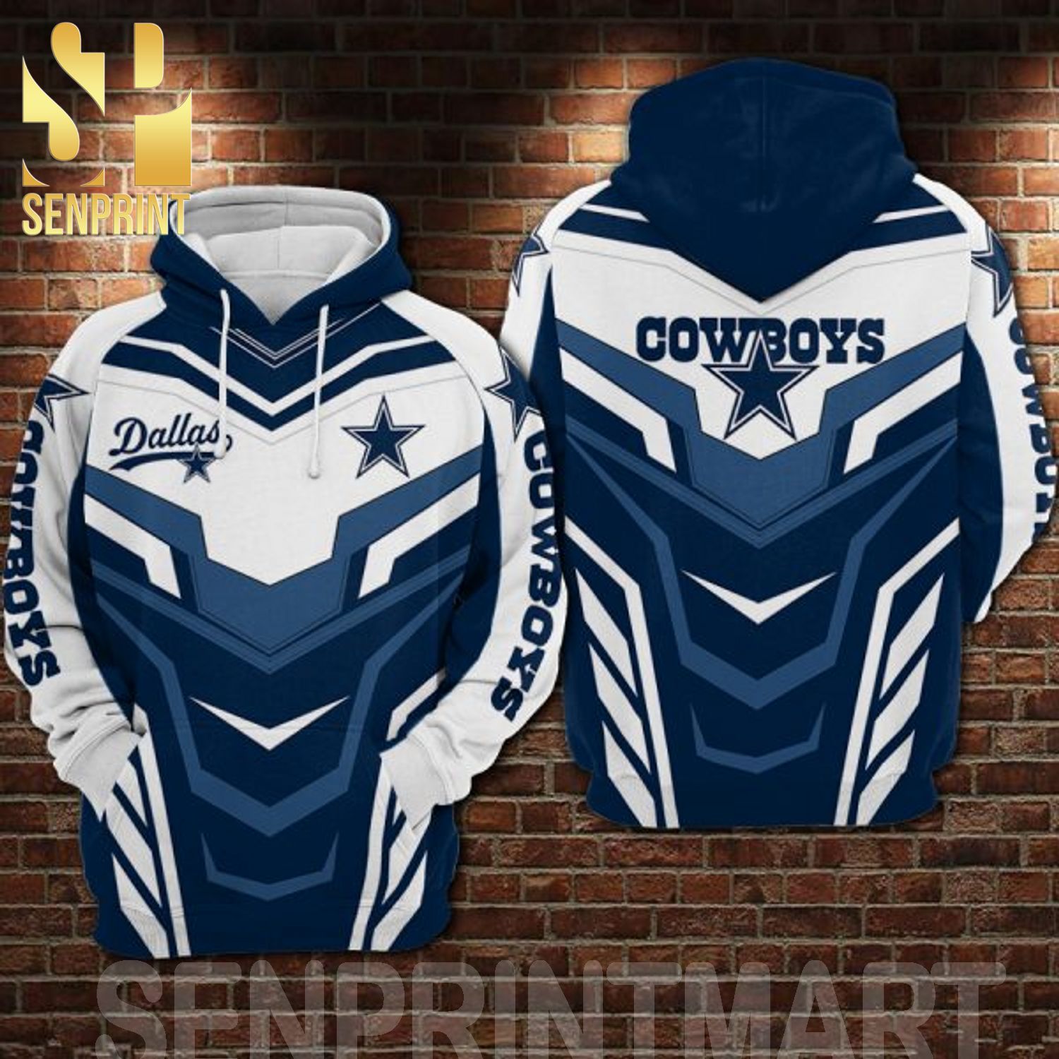 National Football League Dallas Cowboys Full Print Shirt