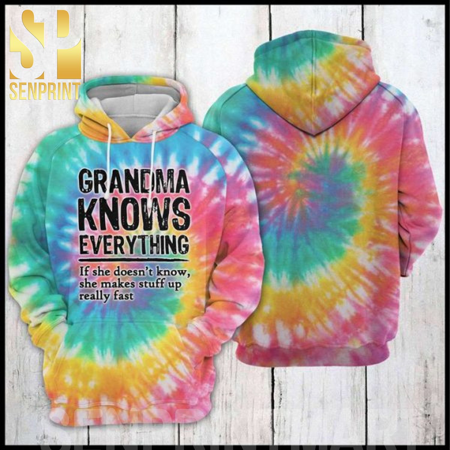 Grandma Knows Everything 3D All Over Print Shirt