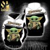 Baby Yoda Anaheim Ducks NHL Star Wars Pattern All Over Printed Shirt