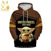 Baby Yoda United Parcel Service UPS Star Wars Pattern Full Printing Shirt