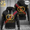 Gucci Black Classic Symbol Pattern Full Printed Shirt