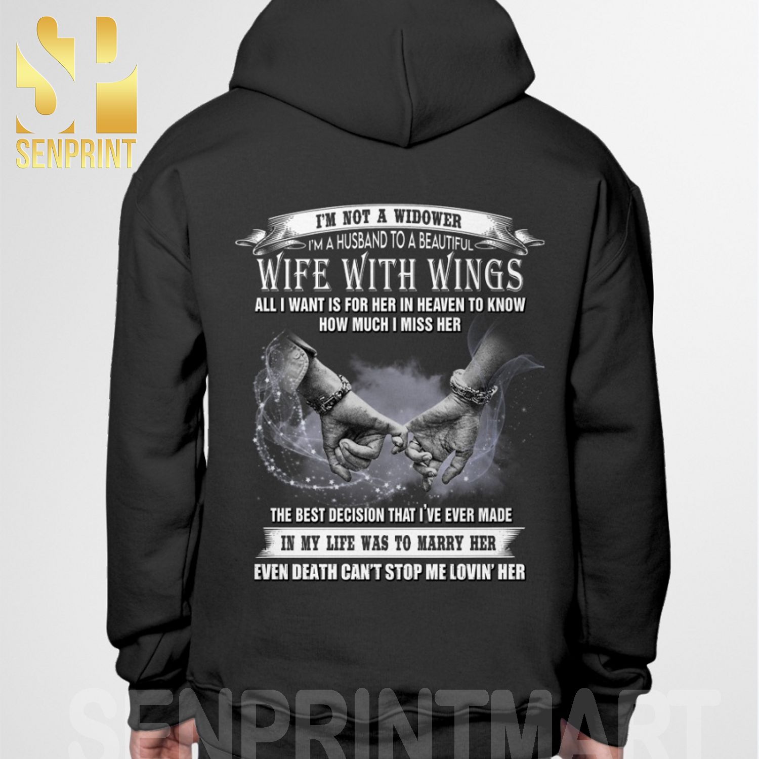 Iam A Husband To A Beautiful Wife With Wings 3D Full Printing Shirt