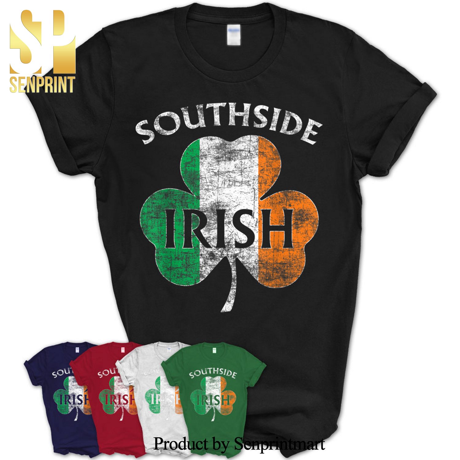 Chicago Southside Irish Flag Saint Patrick’s Day Shirt