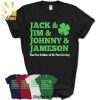 Four Leaf Clover Shamrock Sugar Skull St Patricks Day Gift Shirt – UC71