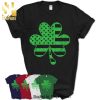 Four Leaf Clover Shamrock American Flag St Patricks Day Gift Shirt – PL61