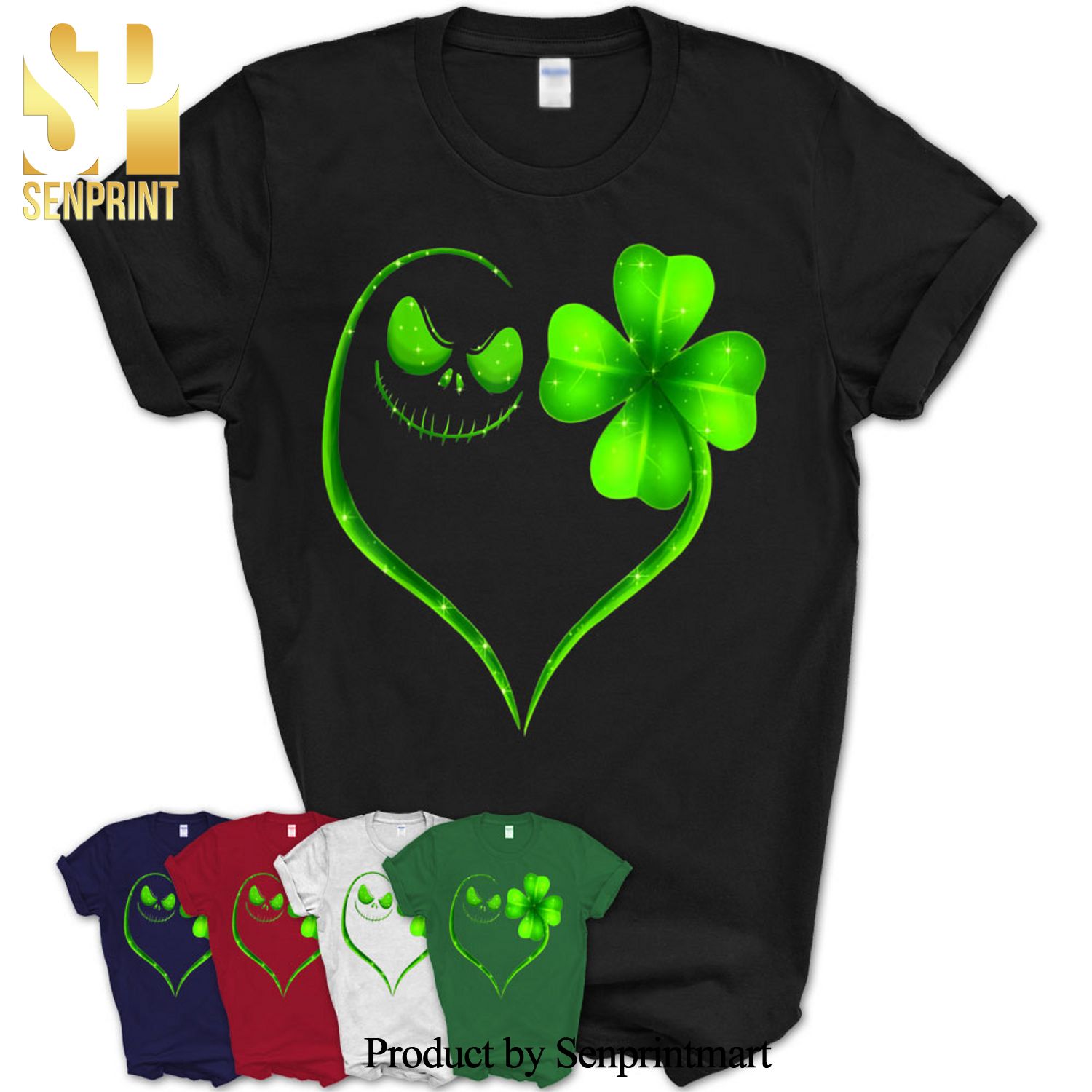 Funny Basketball And Four Leaf Clover St Patrick Day Gift Shirt