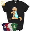 Funny Dog Pitbull I Love Mom Tattoo Leprechaun Lucky Clover Shirt