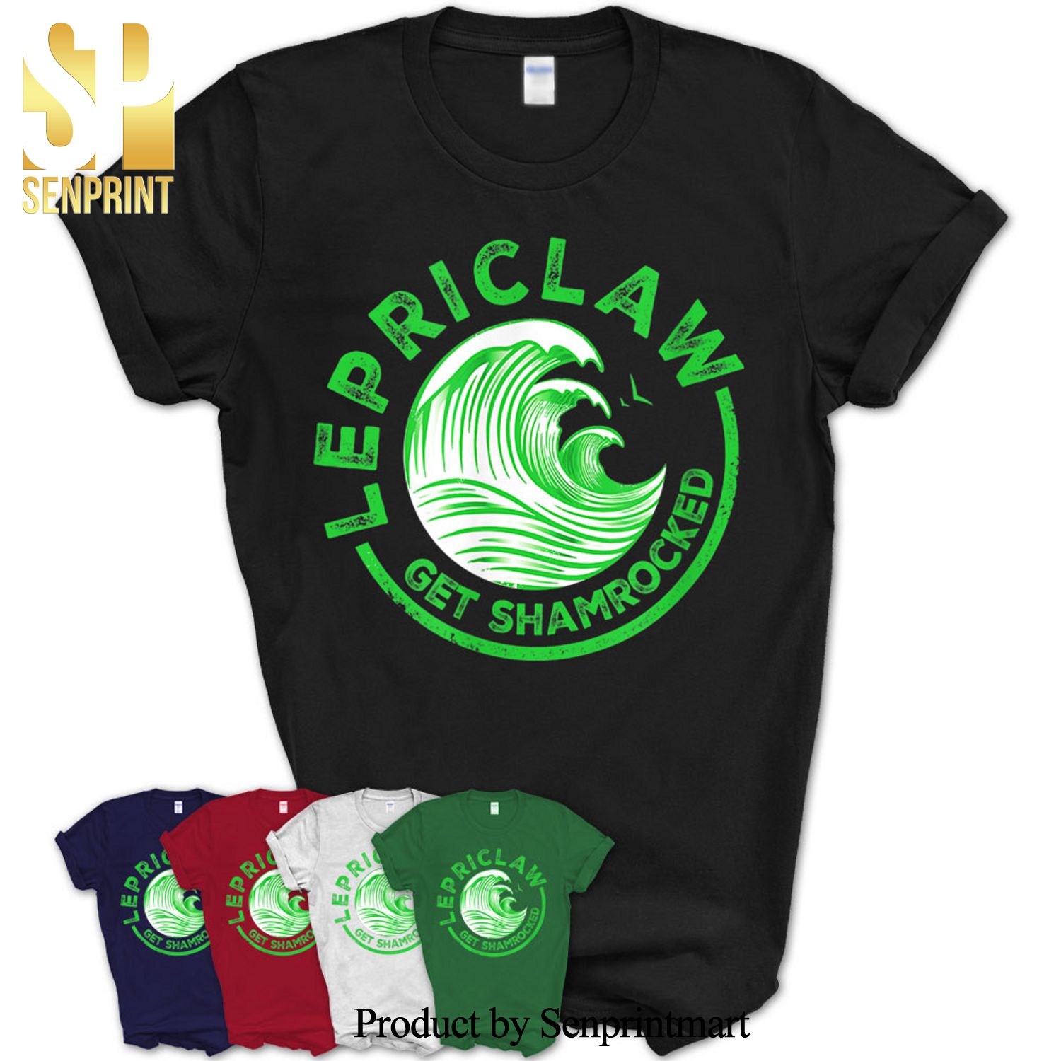 Funny Drinking Claw â€“ Lepriclaw Get Shamrocked Shirt