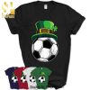 Funny Shamrock Four Leaf Clover Hat Football St Paddys Gift Shirt