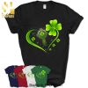 Green Celtic Cross Heart Shamrock Saint Patrick’s Day Shirt