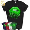 Green Lips Sexy Saint Patrick’s Day Shamrock Irish Costume Gift Shirt