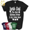 Irish Heart Lucky Shamrock Dog Paws Shirt