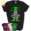 Irish I Was A Flamingo Leprechaun St Patricks Day Shirt