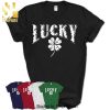 Lucky Girl Life-Is-Good Camping Saint Patrick’s Day Gift Shirt