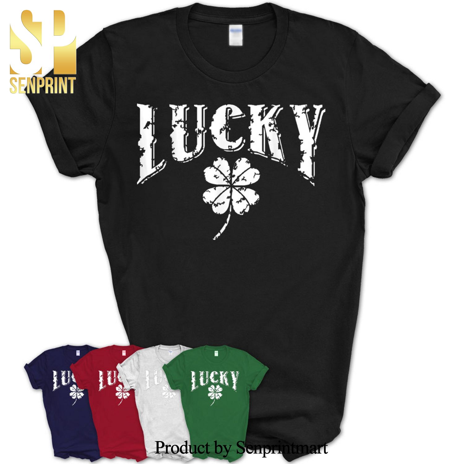 Lucky-Irish 4 Leaf-Clover Shirt