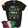 One Lucky Kindergarten Teacher Happy St Patricks Day Shirt