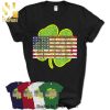 Saint Patrick’s Day 2020 Four Leaf Clover Shamrock Irish Flag Shirt