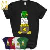 Saint Patrick’s Day Lets Day Drink Green Four Leaf Shirt