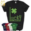Saint Patrick’s Day Llama Four Leaf Clover Leprechaun Alpaca Shirt