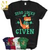 Four Leaf Clover Shamrock American Flag St Patricks Day Gift Shirt