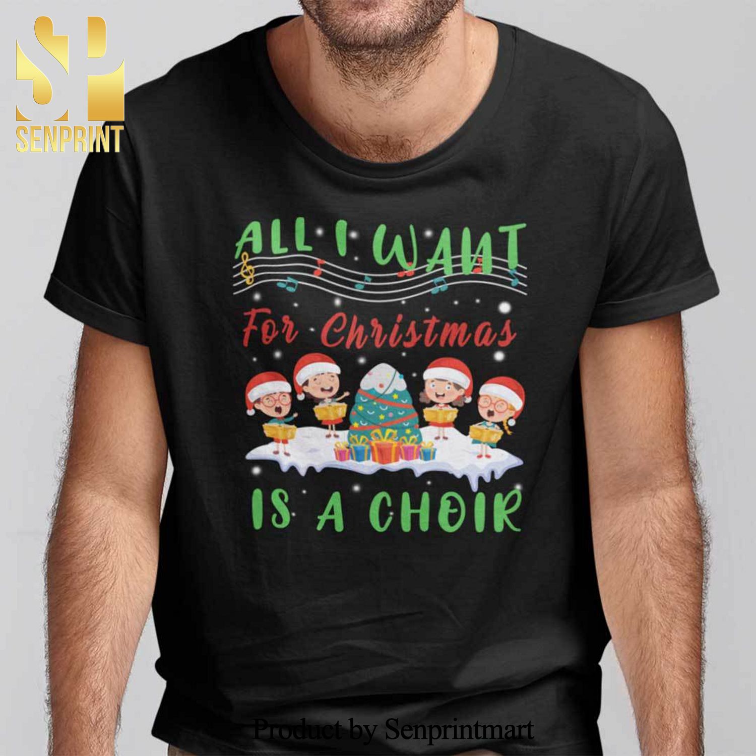 All I Want For Christmas Is A Choir Christmas Gifts Shirt Choir Member Christmas Gifts Shirt