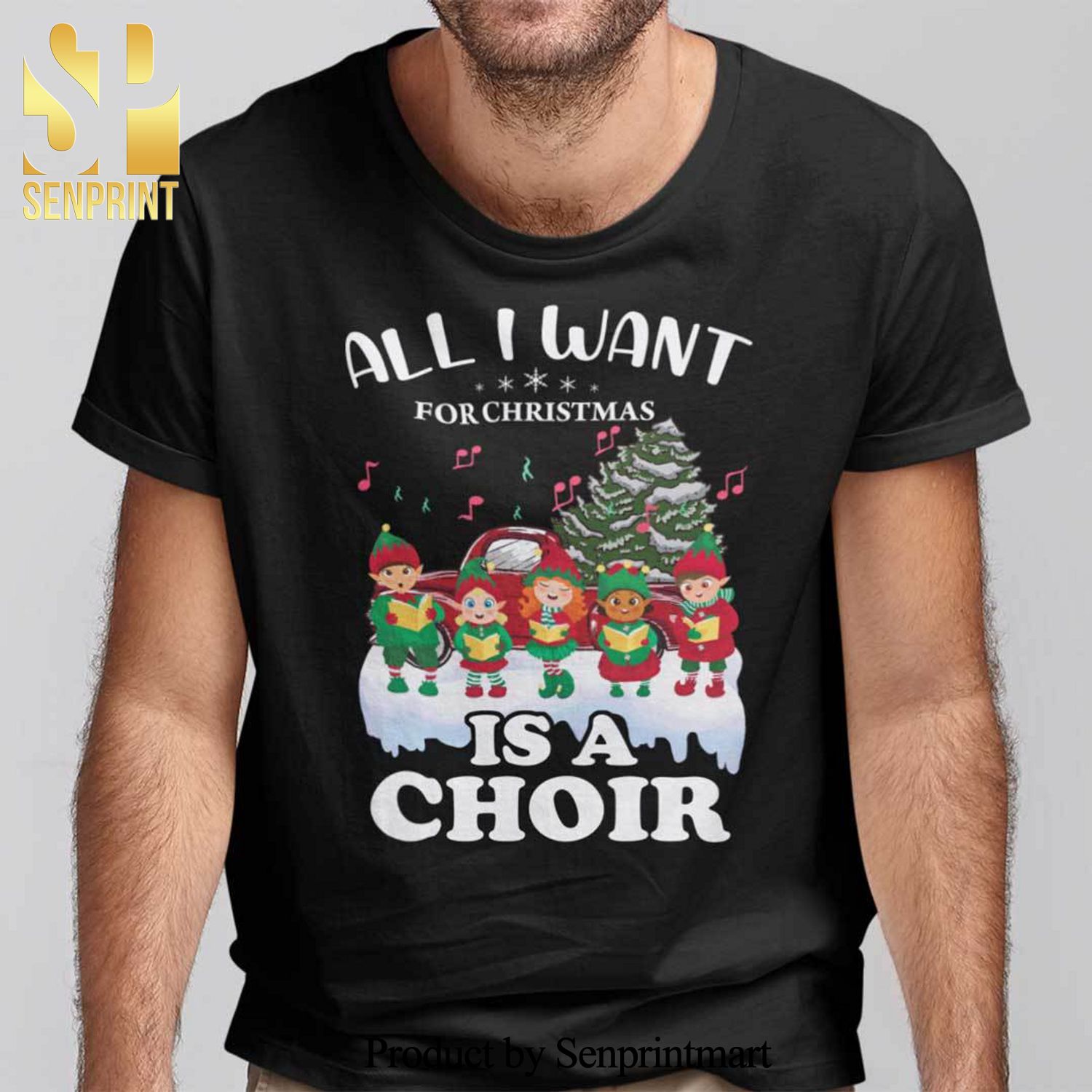 All I Want For Christmas Is A Choir Christmas Gifts Shirt Merry Christmas Gift