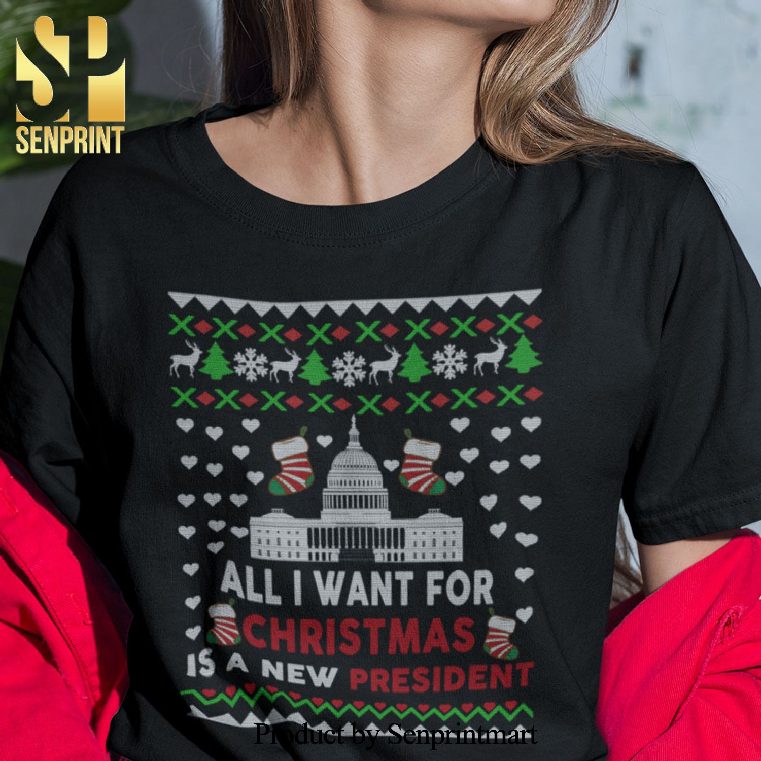 All I Want For Christmas Is A New PresidenGifts Shirt