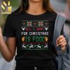 All I Want For Christmas Is Biden In Prison Christmas Gifts Shirt Anti Biden Christmas Tee