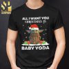 All I Want For Christmas Is A Choir Christmas Gifts Shirt Santa Gnome Snowman
