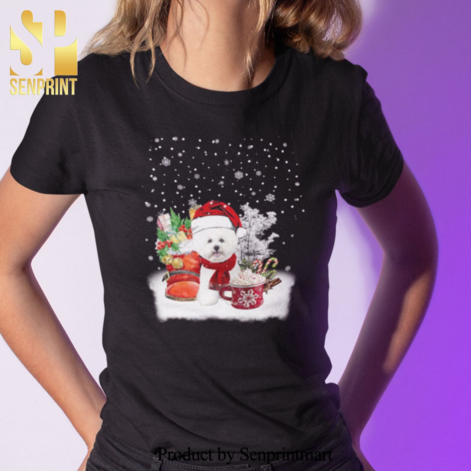 Bichon Frise Dog Christmas Gifts Shirt Bichon Frise Lovers