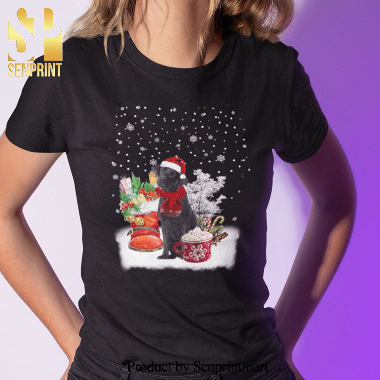 Black Labrador Dog Christmas Gifts Shirt Black Labrador Lovers