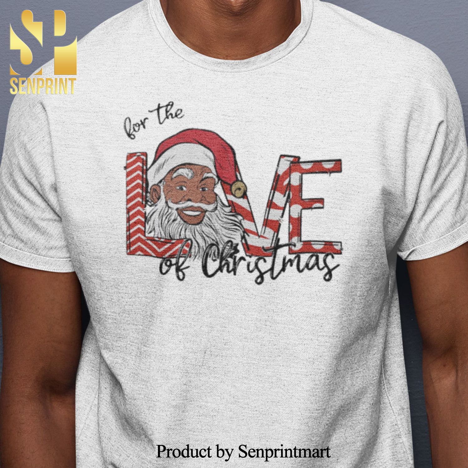 Black Santa For The Love Of Chrismas Christmas Gifts Shirt