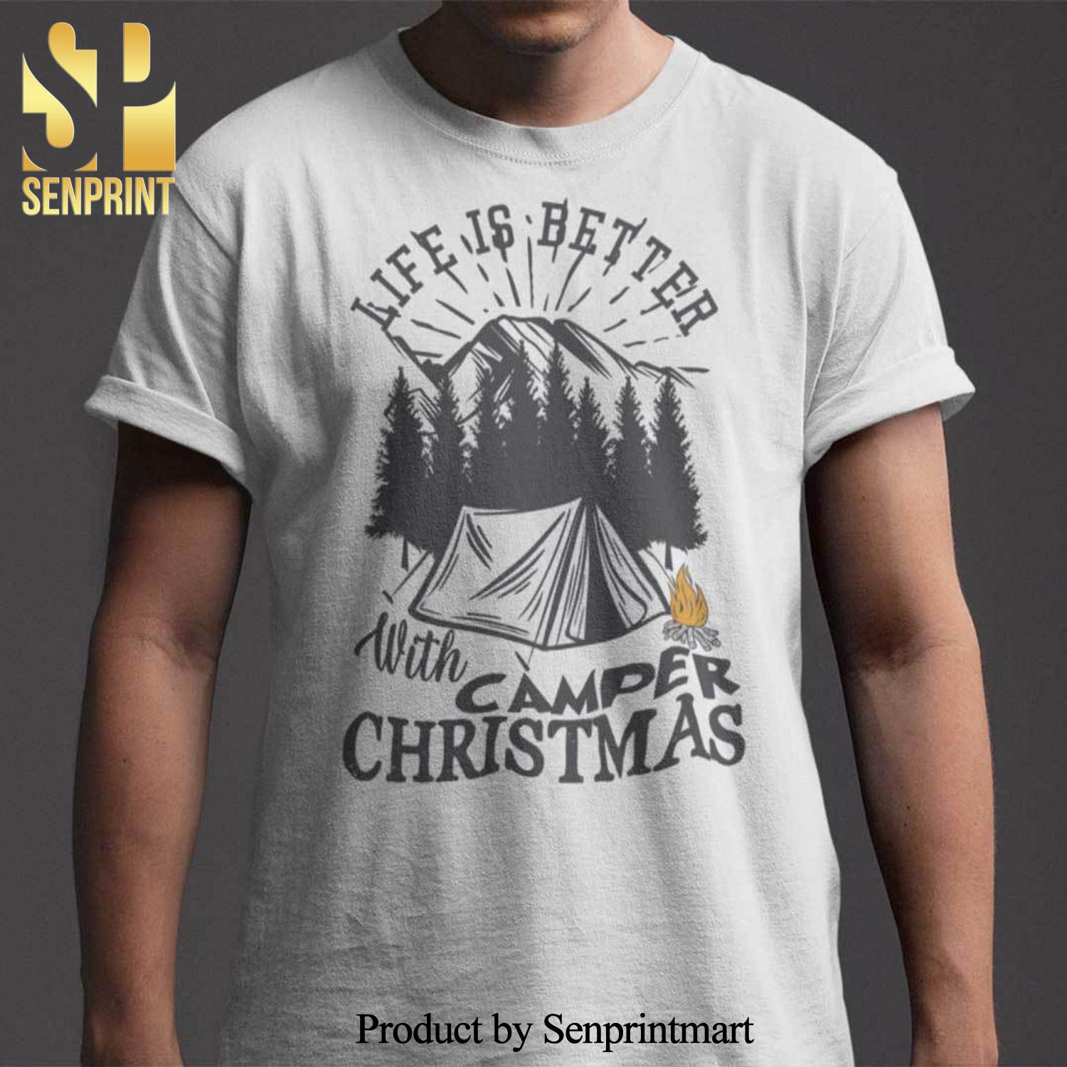 Camper Christmas Gifts Shirt Life Is Better With Camper Christmas