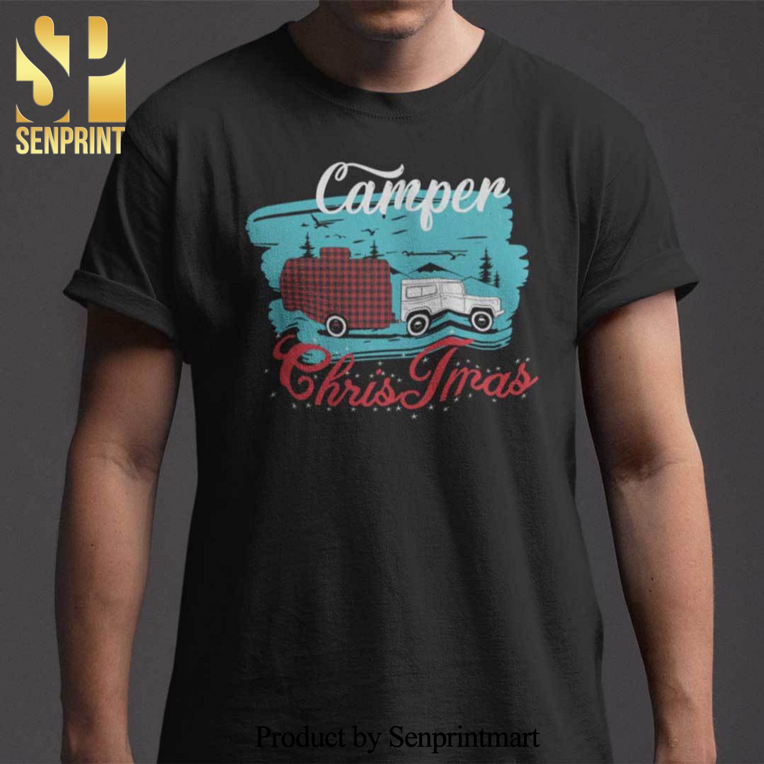 Camper Christmas Gifts Shirt Truck Christmas
