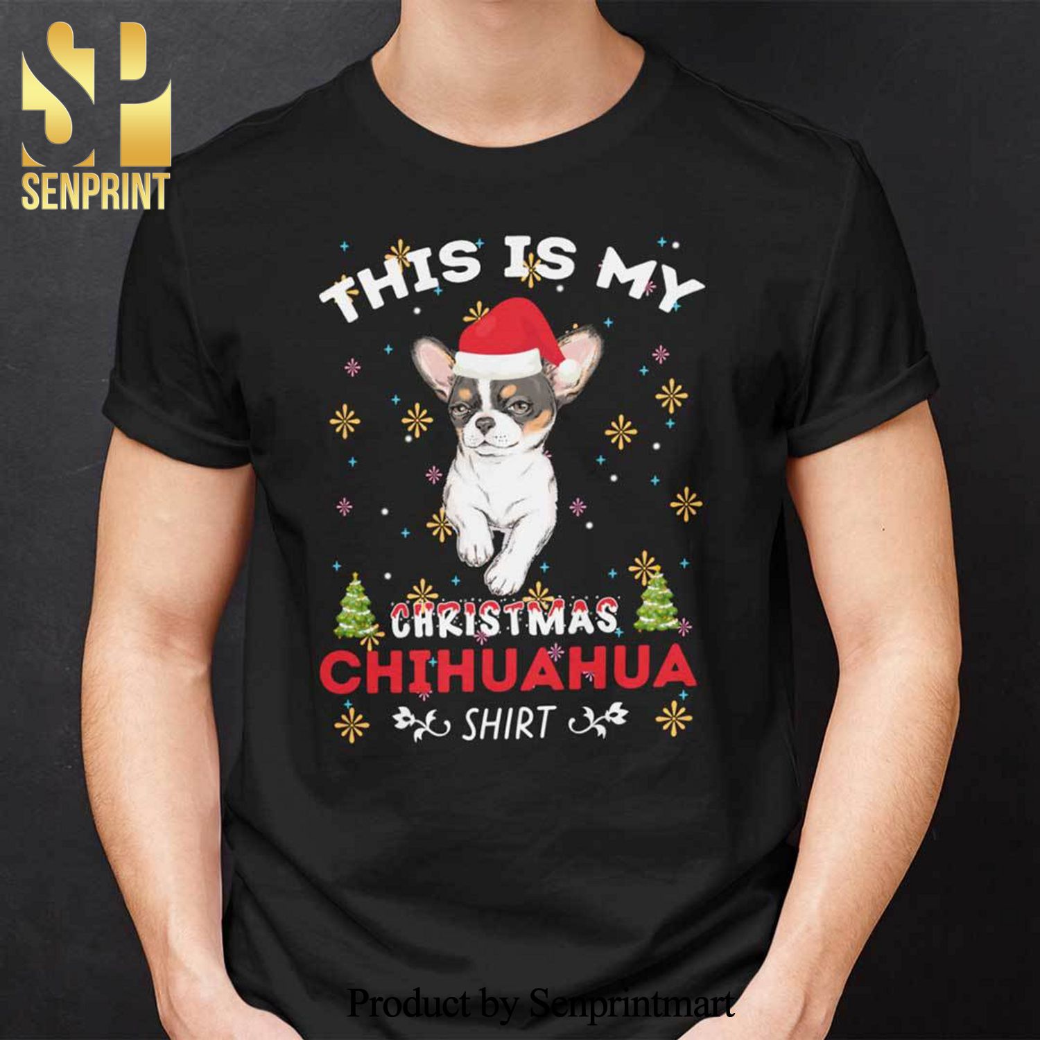 Chihuahua Christmas Gifts Shirt This Is My Christmas