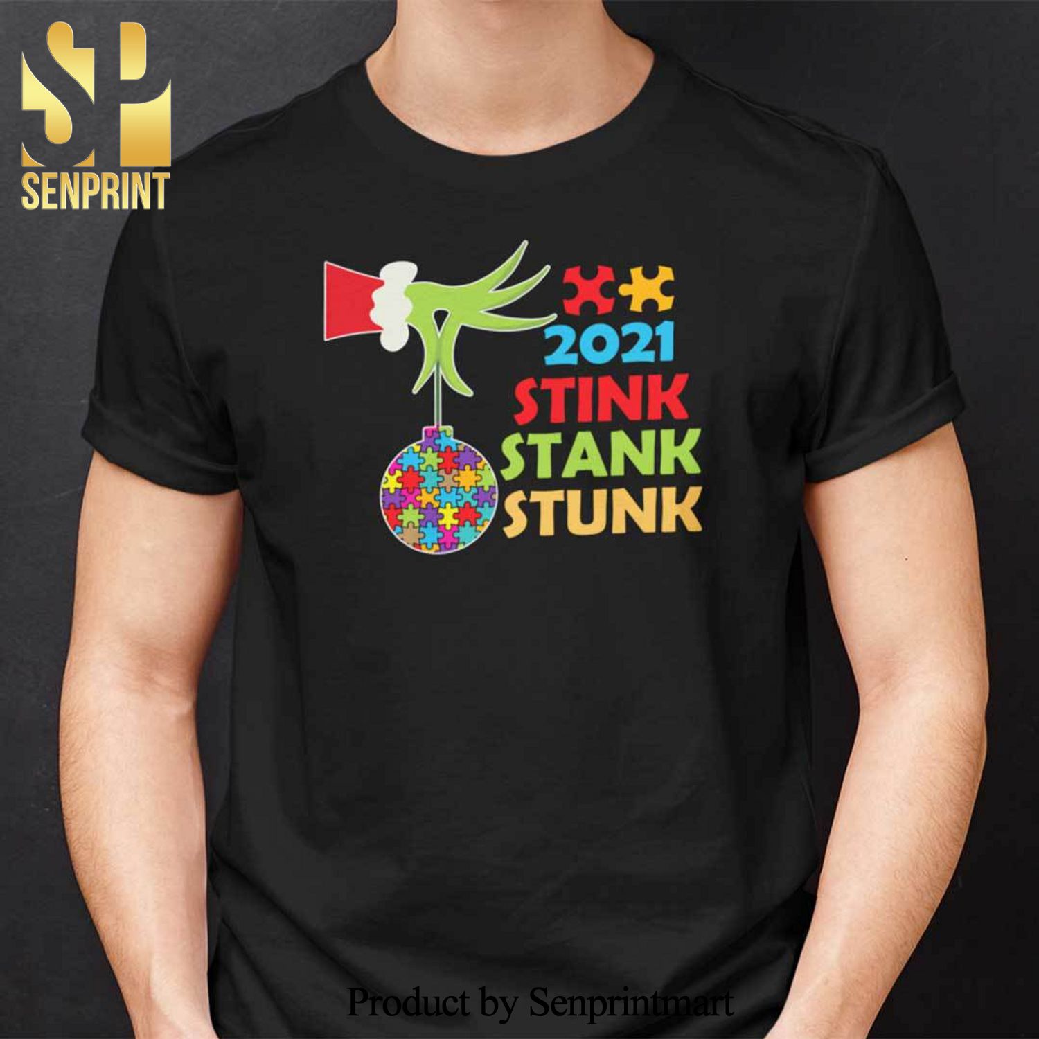 Christmas Autism Christmas Gifts Shirts 2021 Stink Stank Stunk