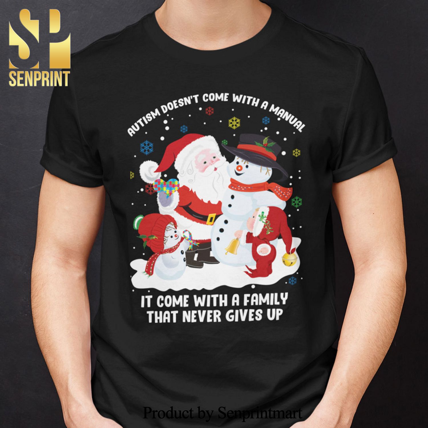 Christmas Autism Christmas Gifts Shirts Autism Awareness Tee