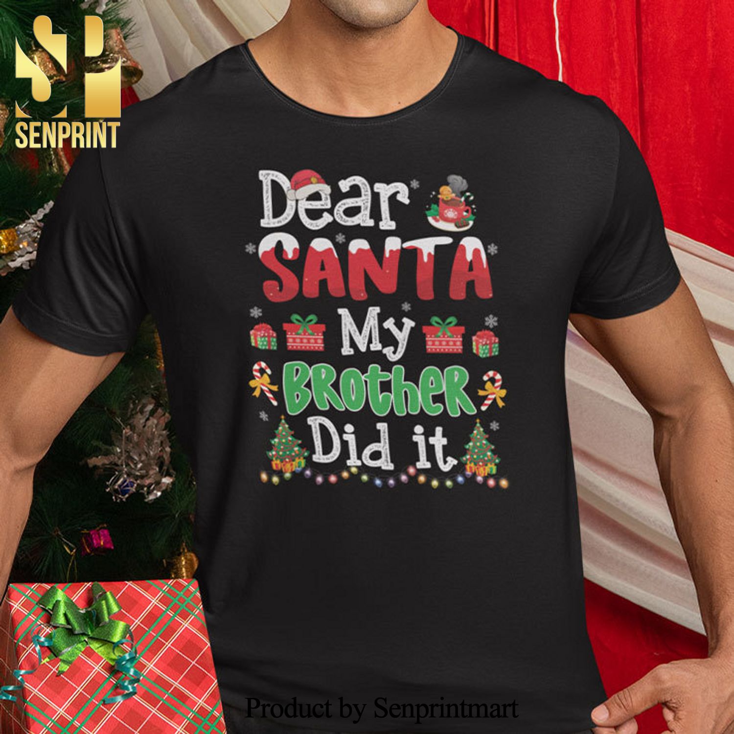 Dear Santa My Brother Did IGifts Shirt