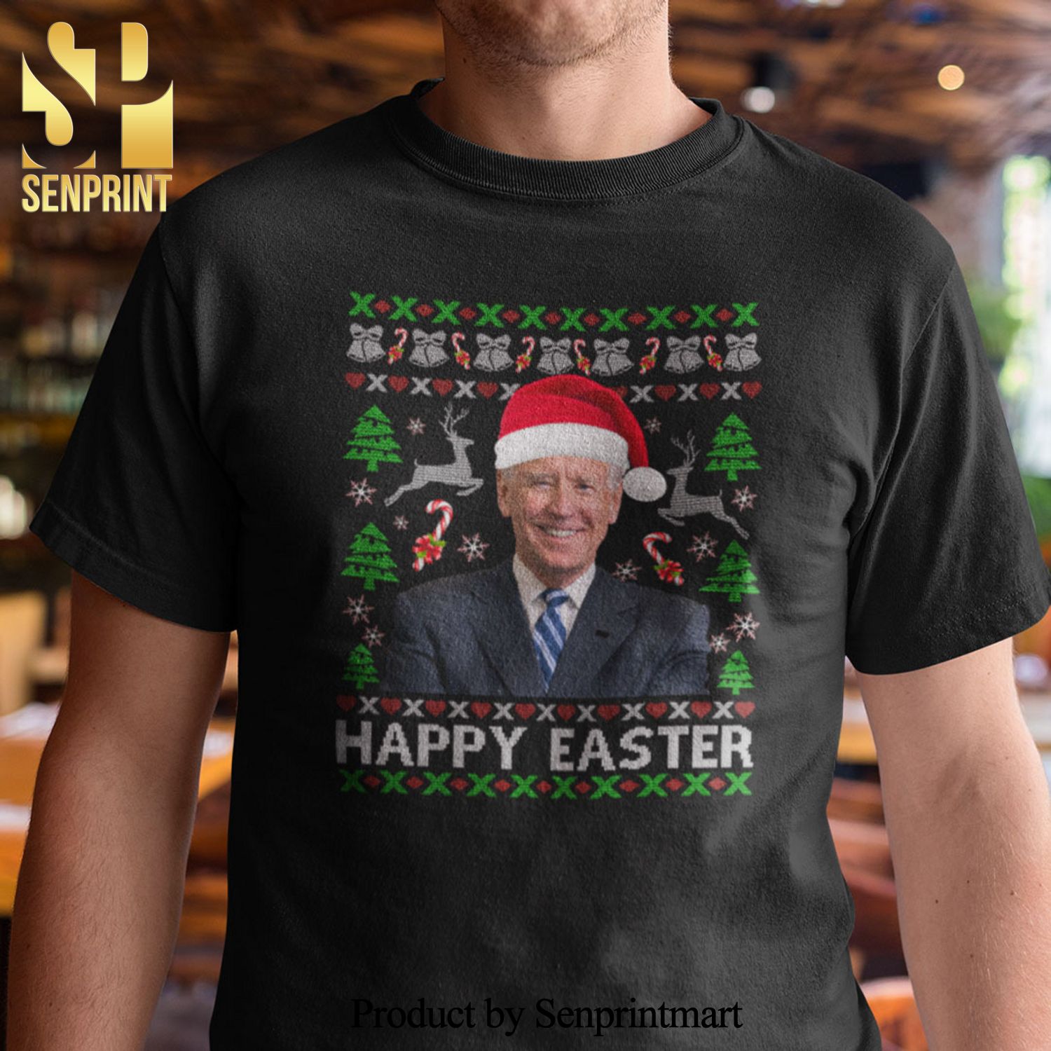 Happy Easter Joe Biden Ugly Christmas Gifts Shirt