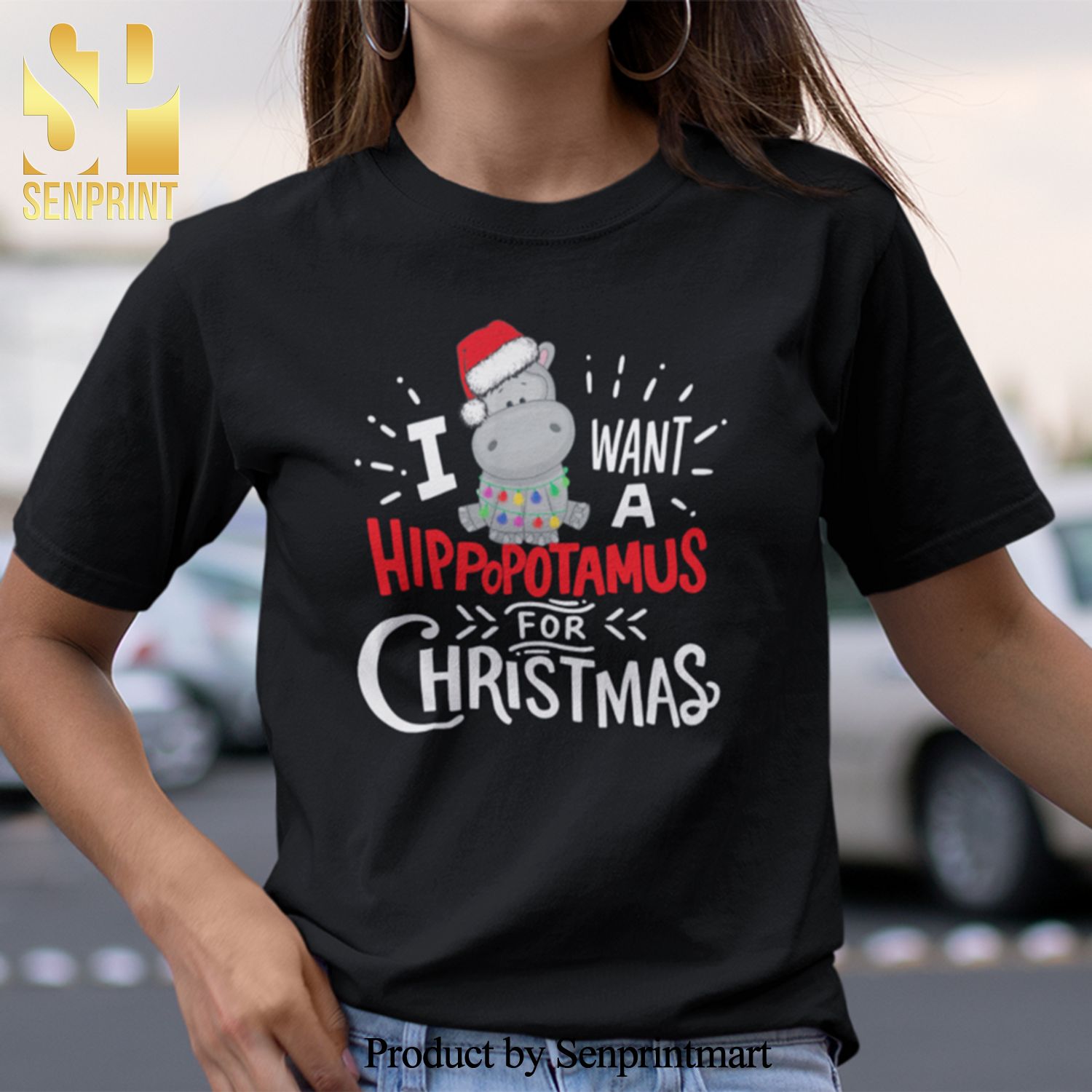 I Want A Hippopotamus For Christmas Gifts Shirt Merry Christmas