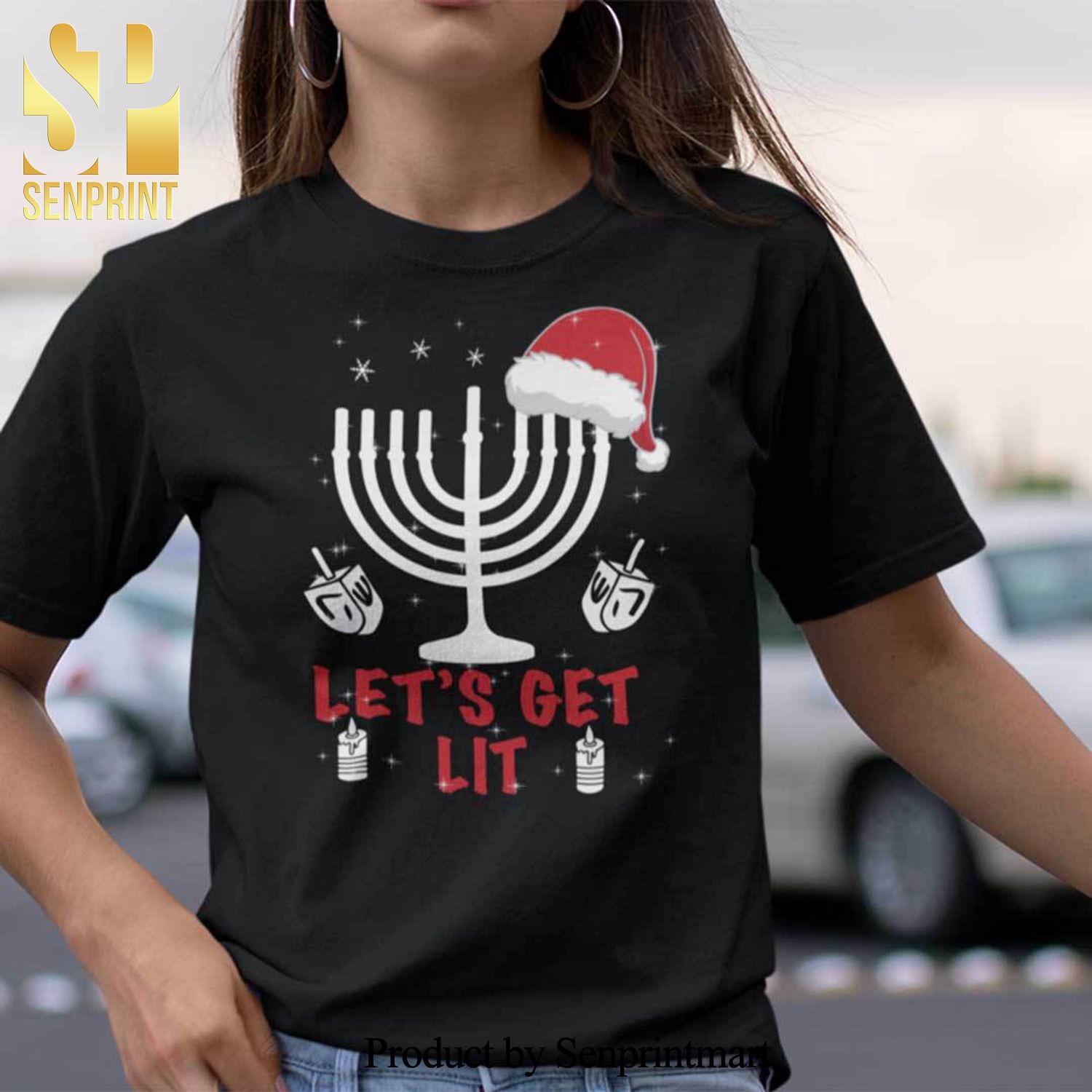 Let’s Get LiGifts Shirt Santa Hat