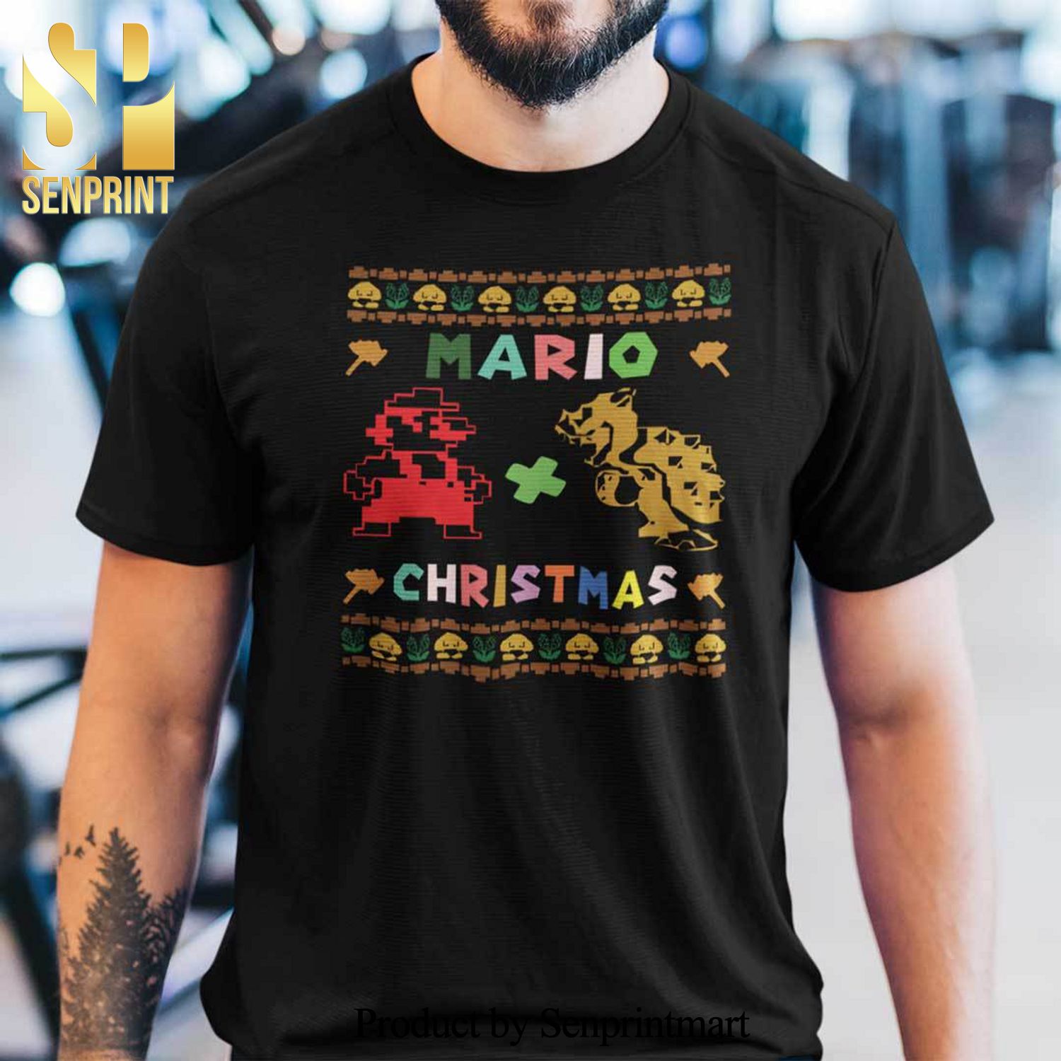 Mario Christmas Gifts ShirHoliday Tee