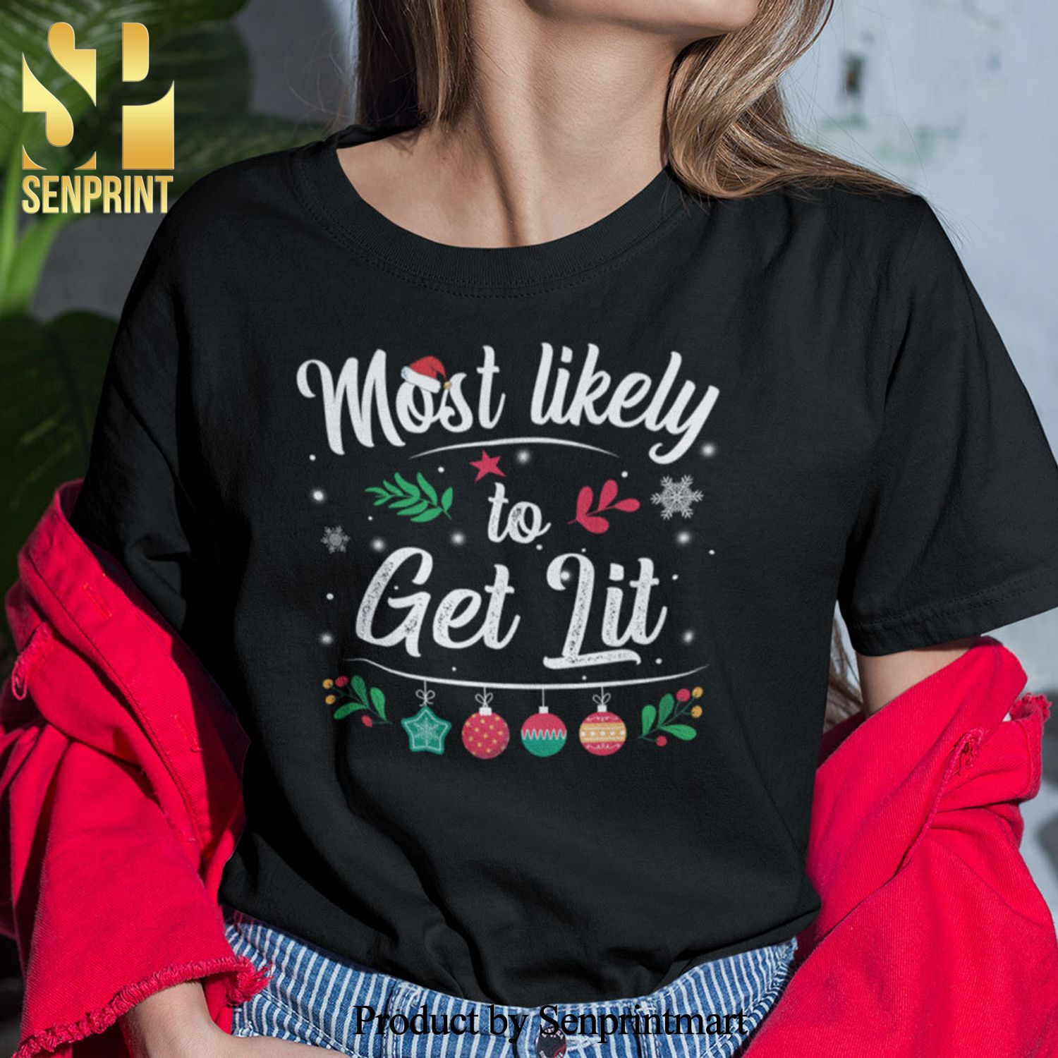 Most Likely To Get LiGifts Shirt Merry Christmas