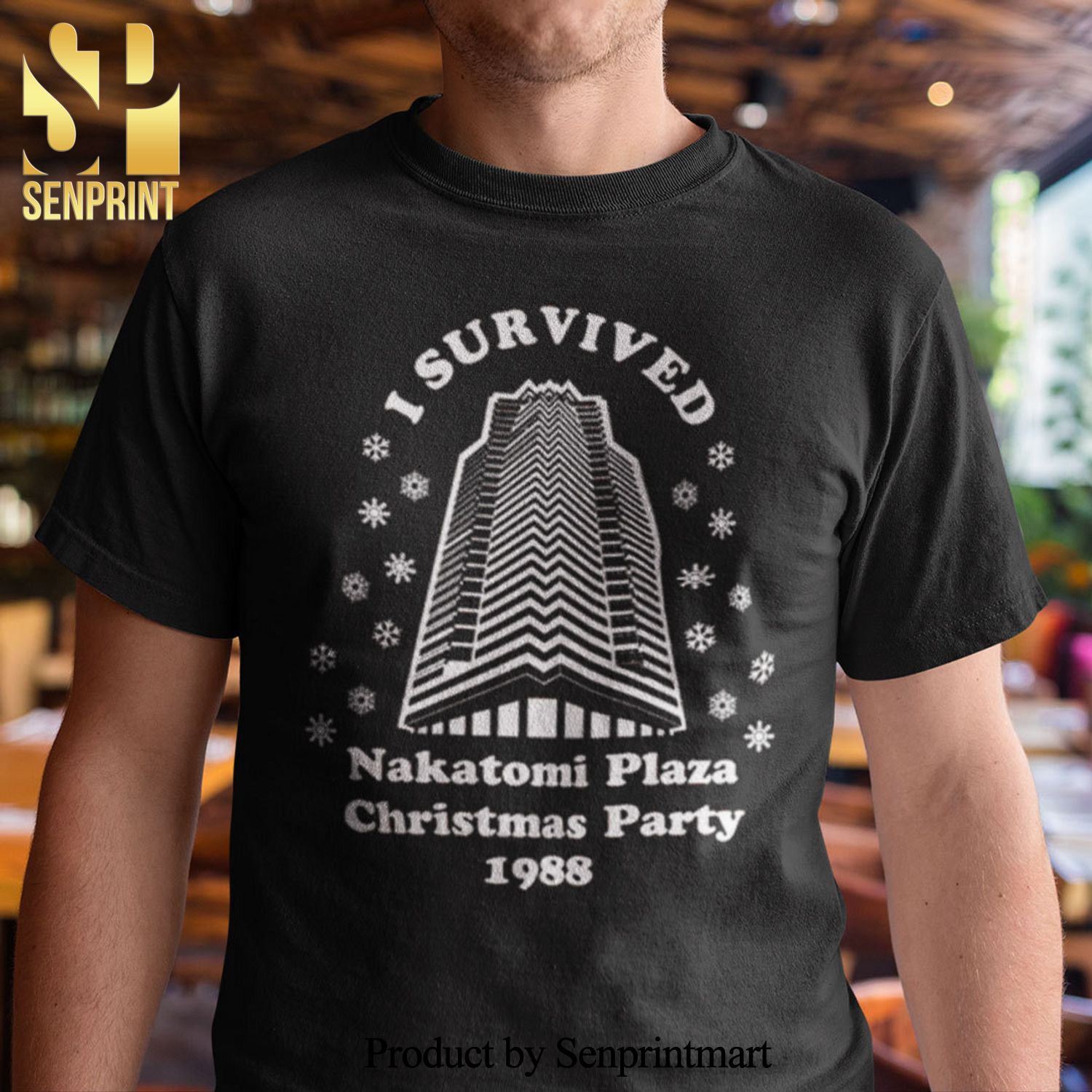 Nakatomi Plaza Gifts Shirt I Survived Christmas Party 1988